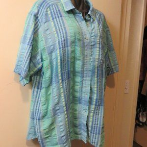 KORET FRANCISCA BLOUSE/ SZ 26W/ COTTON/POLY BLEND